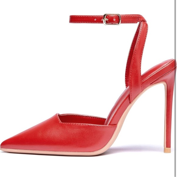 Elisabet Tang High Heels, Women's Strappy Closed Toe Stiletto Pumps (058) - Picture 2 of 5